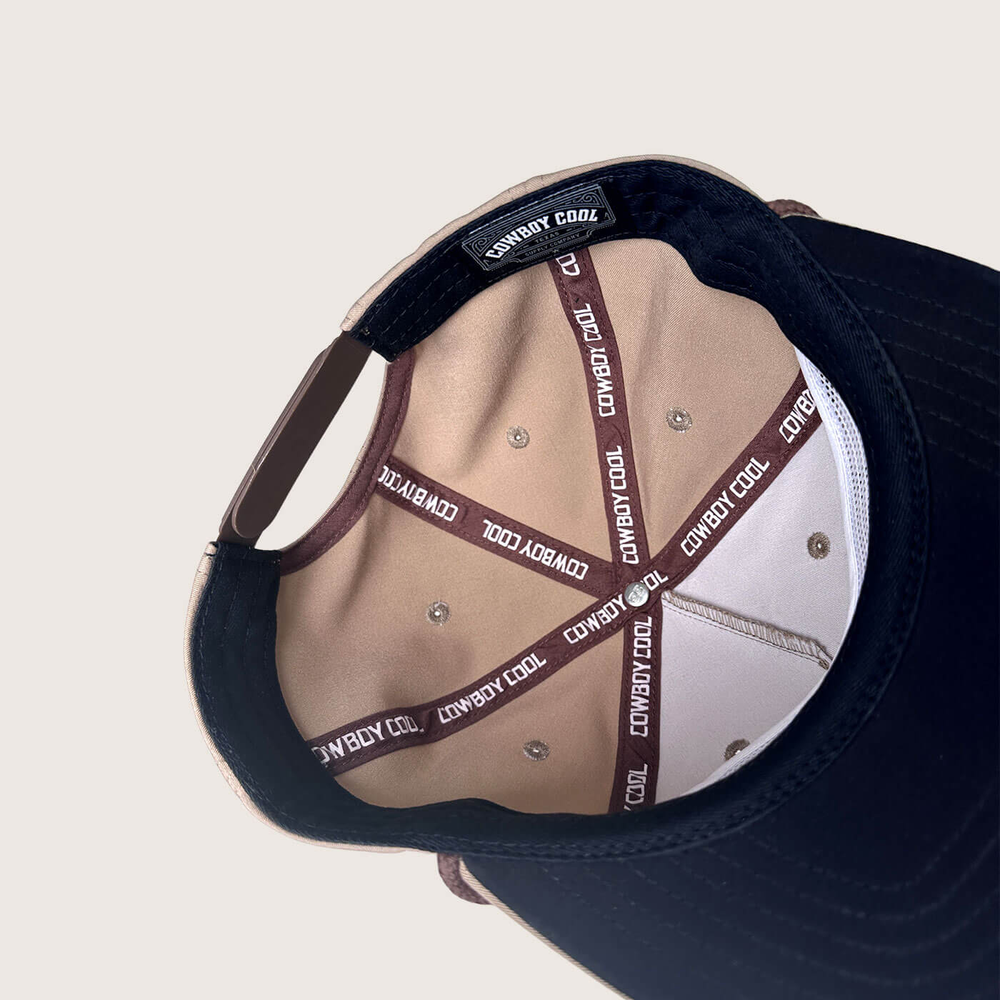 Cowboy Cool Wave Rider Rope Hat Inside View