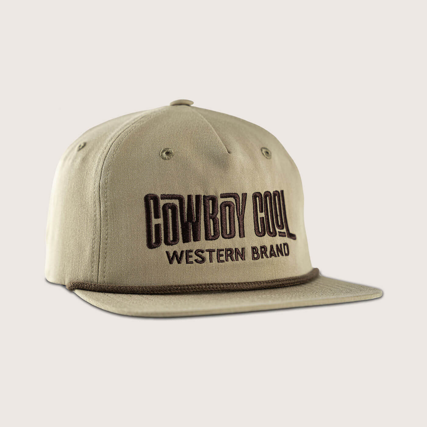 Cowboy Cool Wave Rider Rope Hat in Tan