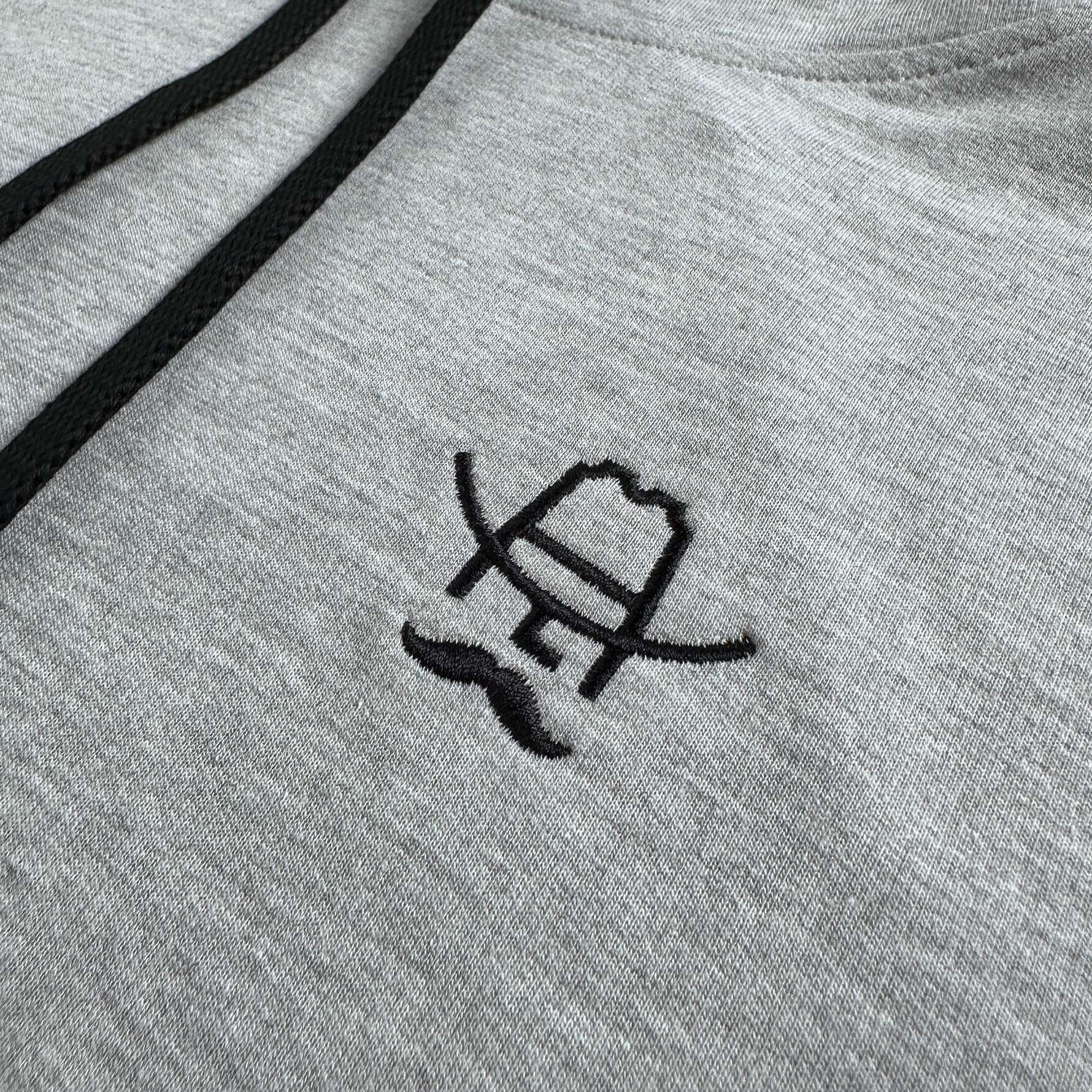 Cowboy Cool Logo Hoodie Close Up View