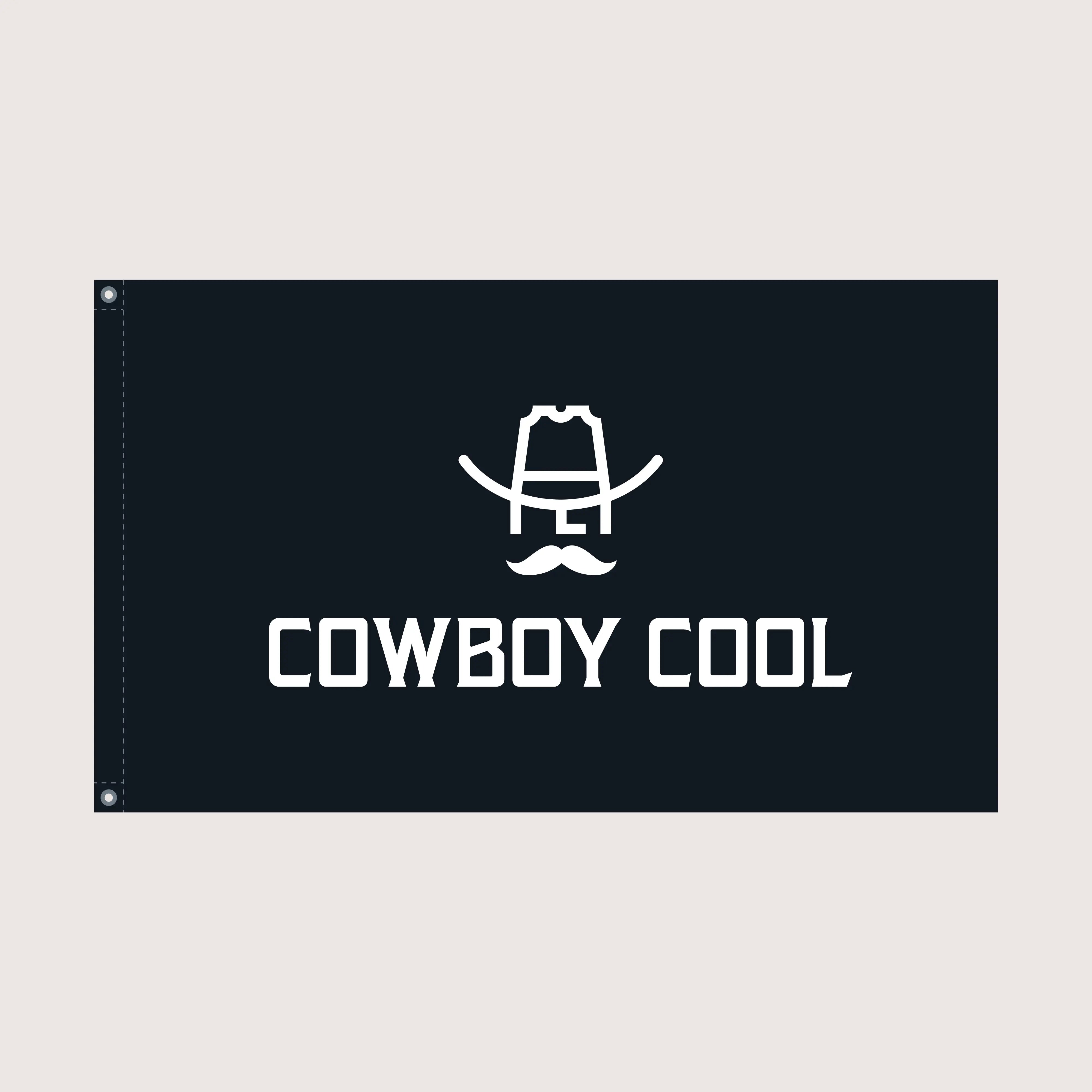 Cowboy Cool Flag