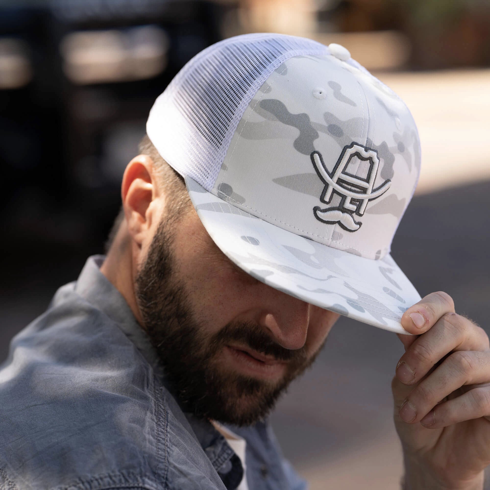 Hank 3D Hat - Snow Camo