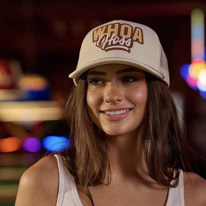 Whoa Hoss Foam Trucker Hat