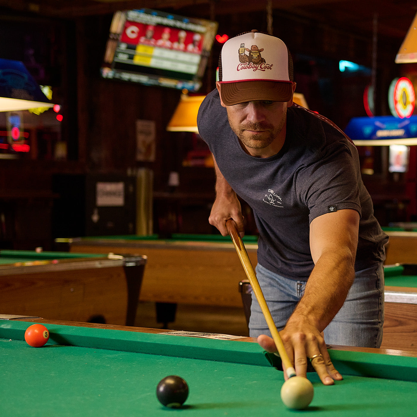 Bigfoot Hoedown Foam Trucker Hat