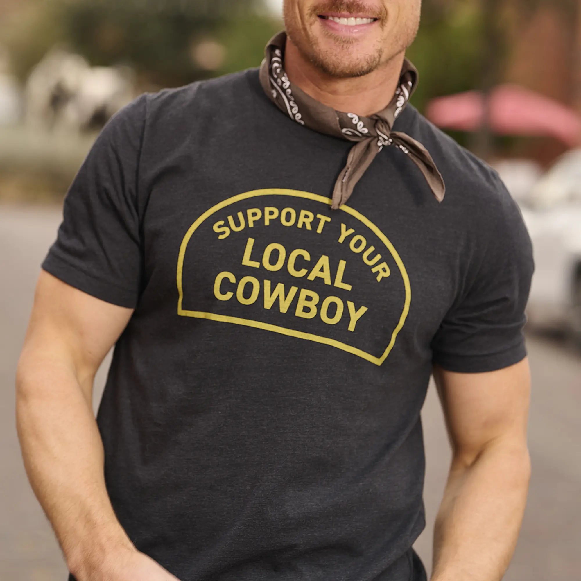 Support Your Local Cowboy T-Shirt