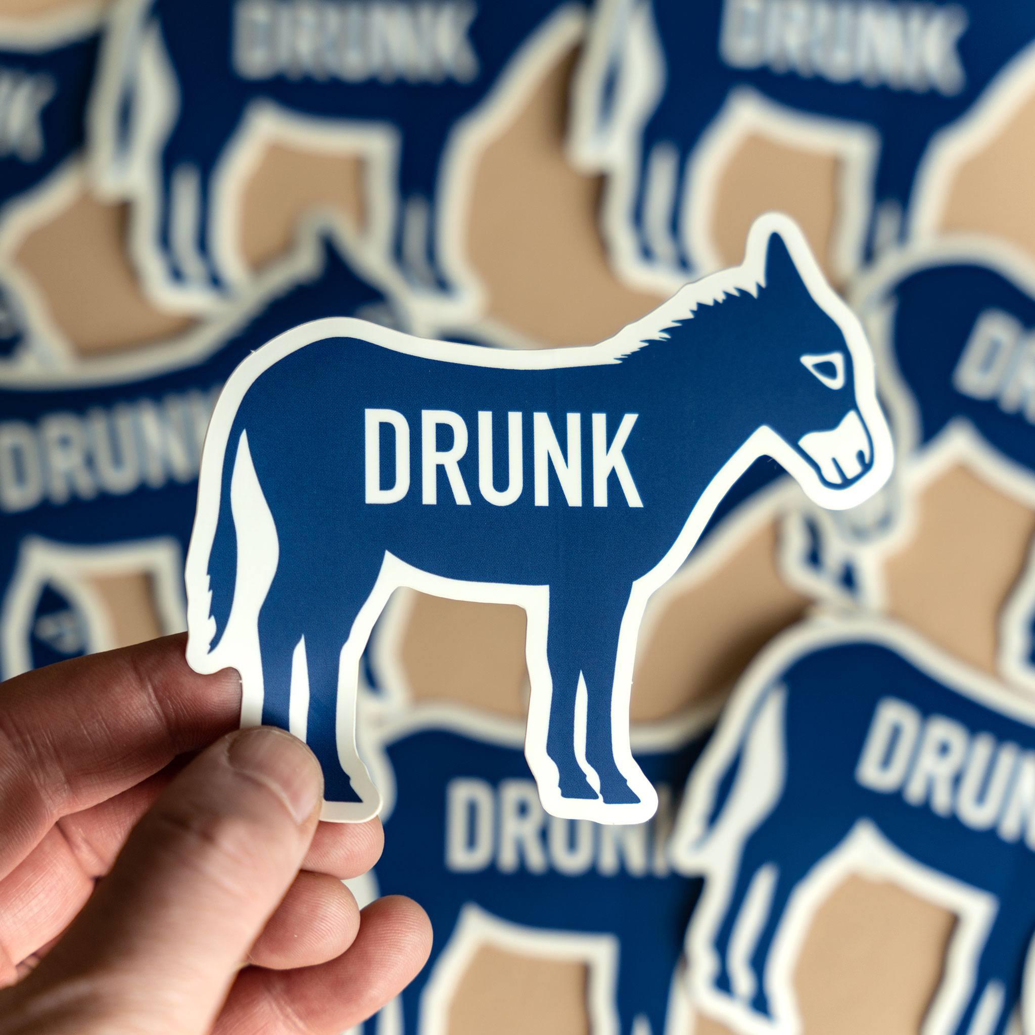 Drunk A$$ Sticker - Cowboy Cool