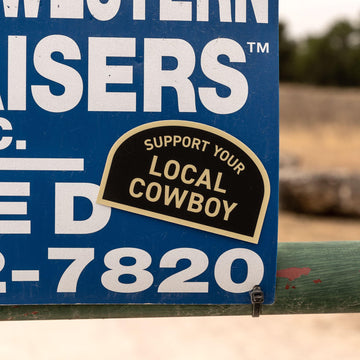 Support Your Local Cowboy Sticker - Cowboy Cool
